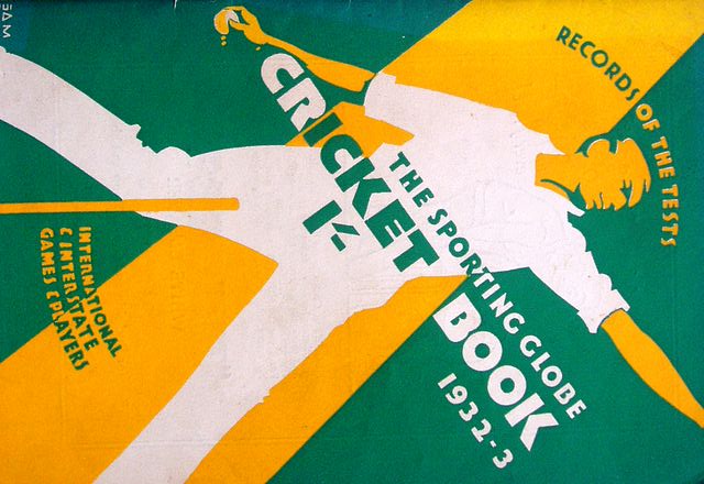 THE SPORTING GLOBE CRICKET BOOK 1932-3.
