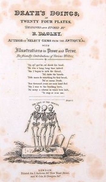 DEATH'S DOINGS; CONSISTING OF NUMEROUS ORIGINAL COMPOSITIONS IN PROSE AND VERSE...
