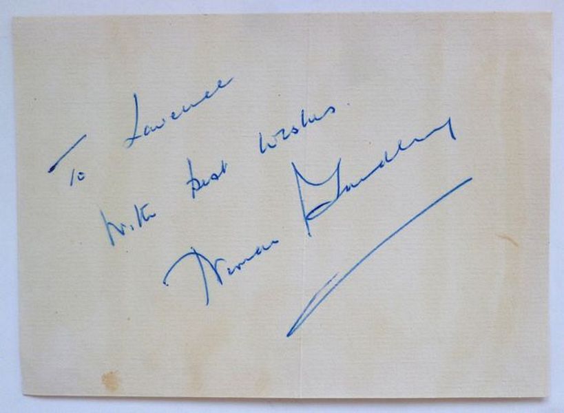 An ink signature.