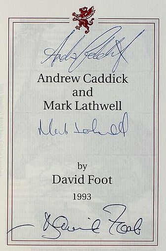 ANDREW CADDICK AND MARK LATHWELL.