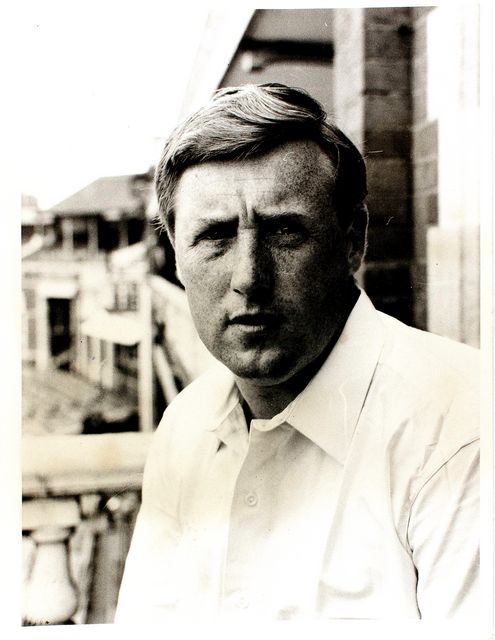 An original head-and-shoulders Central Press photograph of the Leicestershire cricketer Peter Marner.