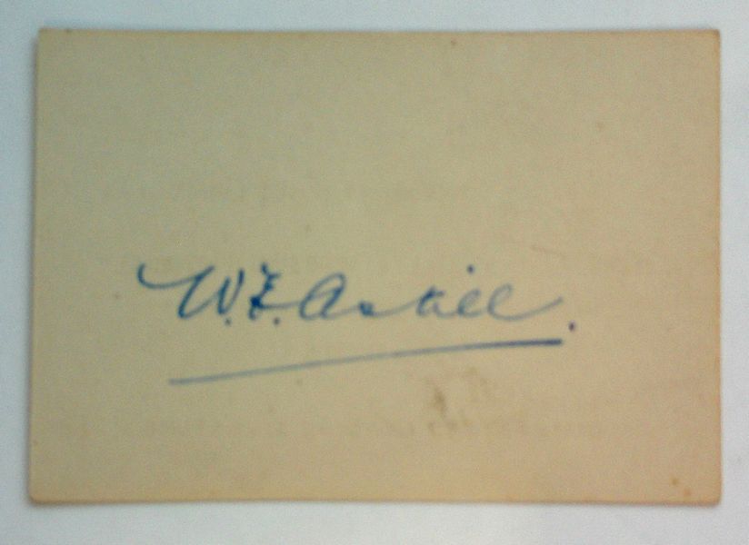 An ink signature.