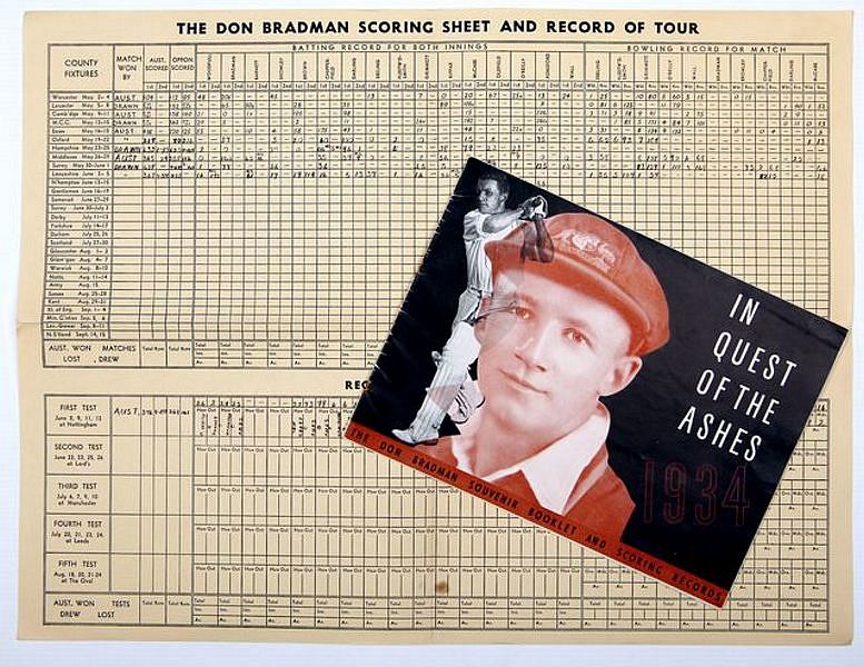 IN QUEST OF THE ASHES 1934.