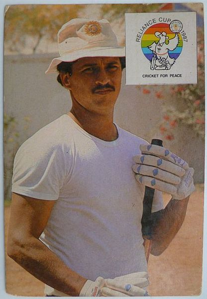 An original half-length colour postcard photograph of Roger Binney.