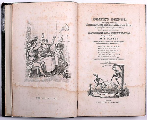 DEATH'S DOINGS; CONSISTING OF NUMEROUS ORIGINAL COMPOSITIONS, IN VERSE AND PROSE, THE FRIENDLY CONTRIBUTIONS OF VARIOUS WRITERS; PRINCIPALLY INTENDED AS ILLUSTRATIONS OF THIRTY COPPER-PLATES, DESIGNED AND ETCHED BY R. DAGLEY.