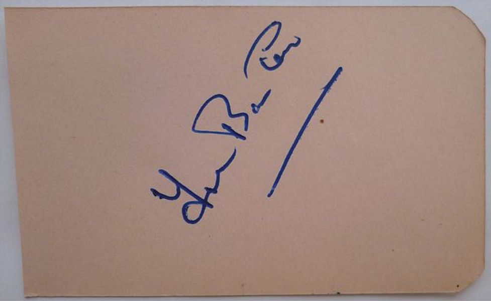 An ink signature.