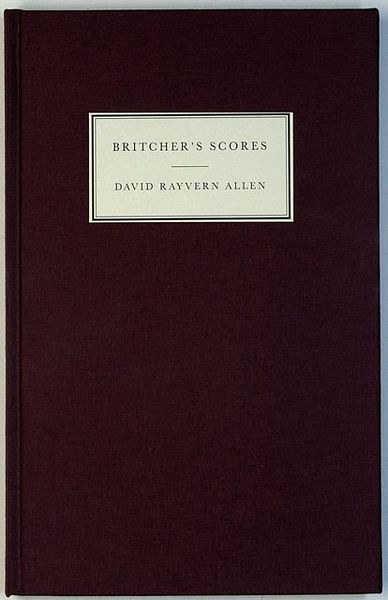A COMPLETE  SET OF ALL FIFTEEN FACSIMILE EDITIONS OF BRITCHER'S SCORES. 