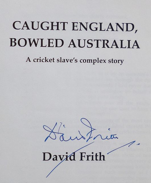 CAUGHT ENGLAND BOWLED AUSTRALIA.