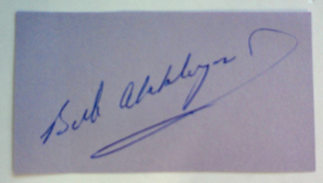 An ink signature.