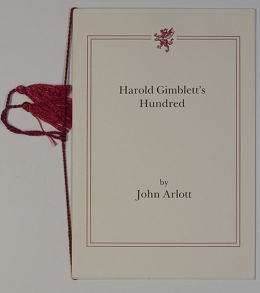 HAROLD GIMBLETT'S HUNDRED.