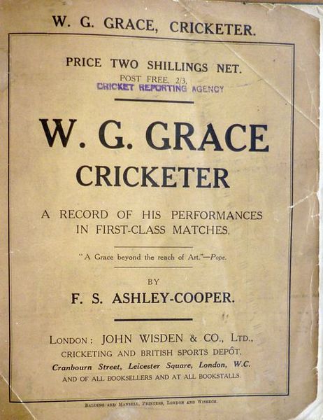W.G. GRACE CRICKETER.