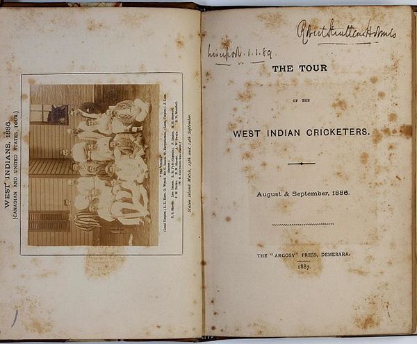 THE TOUR OF THE WEST INDIAN CRICKETERS.
