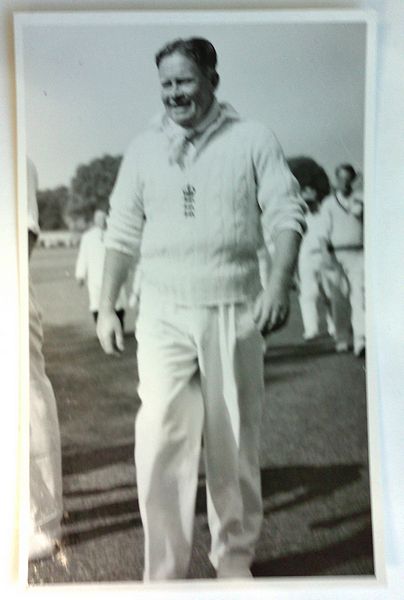 An original full length postcard-size photograph of Freddie Brown.