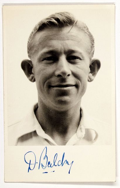 An original head-and-shoulders postcard-size photograph of Dennis Baldry.