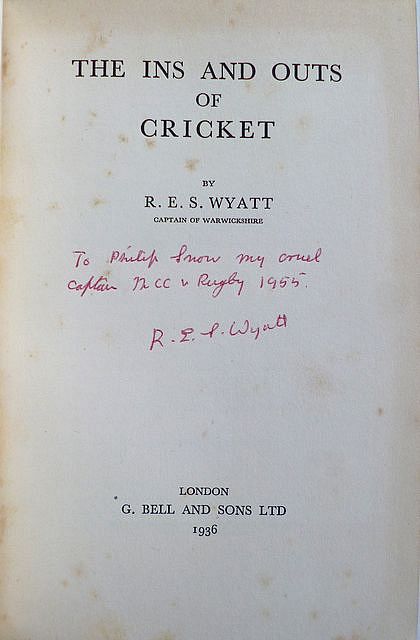 THE INS AND OUTS OF CRICKET.