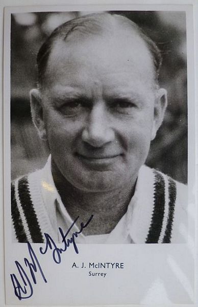 An original head-and-shoulders postcard-size photograph of Arthur McIntyre.