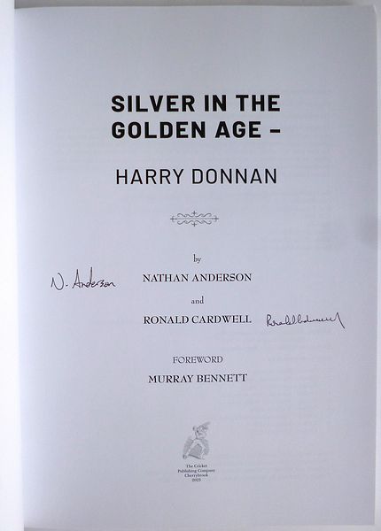 SILVER IN THE GOLDEN AGE - HARRY DONNAN.