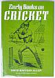 EARLY BOOKS ON CRICKET.