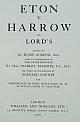 ETON v. HARROW AT LORD'S.