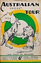 AUSTRALIAN CRICKET TOUR 1938.