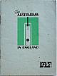 THE AUSTRALIANS IN ENGLAND 1934.