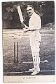 An original full-length postcard photograph of  Archie MacLaren at the wicket, bat raised.