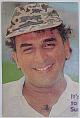 An original head and shoulders colour postcard photograph of Sunil Gavaskar.