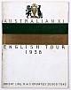 AUSTRALIAN XI. ENGLISH TOUR 1938.