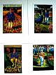 A set of four full-length colour prints, by Gerry Wright, of cricketers from the Golden Age.
