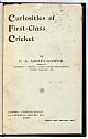 CURIOSITIES OF FIRST-CLASS CRICKET.