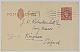An original signed postcard from C.B. Fry to J.W. Robertson-Scott. Addressed in Fry's hand and stamped. Dated 12th March 1954.
