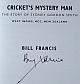 CRICKET'S MYSTERY MAN.