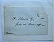 An ink signature, signed 'Downe' in lower corner of envelope.