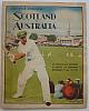 SCOTLAND v. AUSTRALIA. AT MANNOFIELD, ABERDEEN ON FRIDAY AND SATURDAY SEPTEMBER 17 AND 18, 1948.